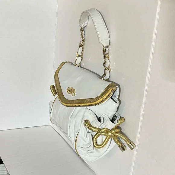 Betsey Johnson Vintage Y2K Cow Leather Bag - Picture 5 of 12